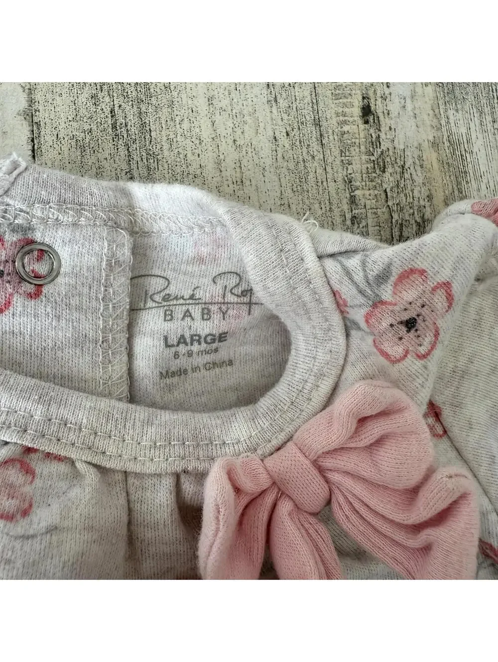 René Rofé Baby 6-9 Months Floral Long Sleeve Dress